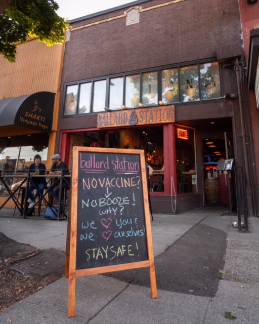 No vaccine? No entry | Westside Seattle